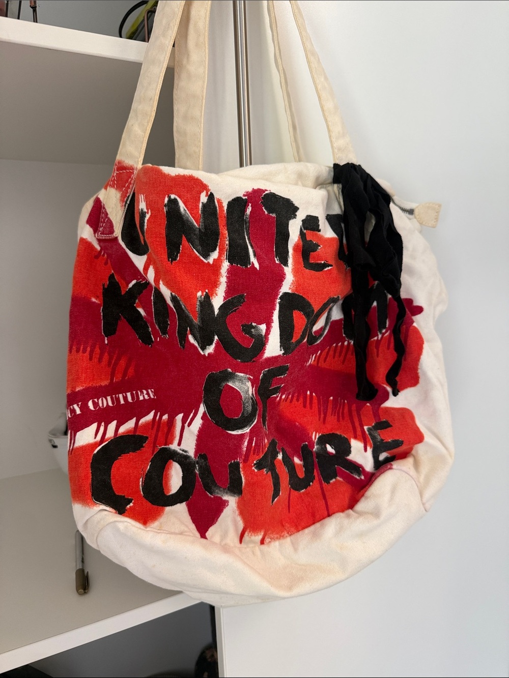 Juicy Couture Beach Bag Canvas Tote